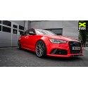 Pack de 4 Jantes WHEELFORCE WF HE.1-FF "GLOSS STEEL" Ø21'' pour Audi RS6 (C7)