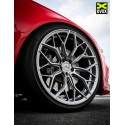 WHEELFORCE Wheels WF HE.1-FF "GLOSS STEEL" Ø21'' (4 wheels set) for Audi RS6 (C7)