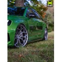 Pack de 4 Jantes WHEELFORCE WF HE.1-FF "GLOSS STEEL" Ø21'' pour Audi RS6 (C7)