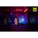 EVOX /// Pack de 4 Jantes Forgées Monoblocs Ultra Légères en 18" pour ALPINE A110 II BRUSHED CLEAR