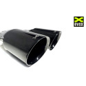 EVOX Black Exhaust Tips Porsche Cayman 987