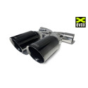 EVOX Black Exhaust Tips Porsche Cayman 987