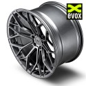 Pack de 4 Jantes WHEELFORCE WF HE.1-FF "GLOSS STEEL" Ø21'' pour Audi RS6 (C7)