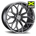 Pack de 4 Jantes WHEELFORCE WF HE.1-FF "GLOSS STEEL" Ø21'' pour Audi RS6 (C7)